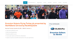 Desktop Screenshot of evanstonflying5k.com